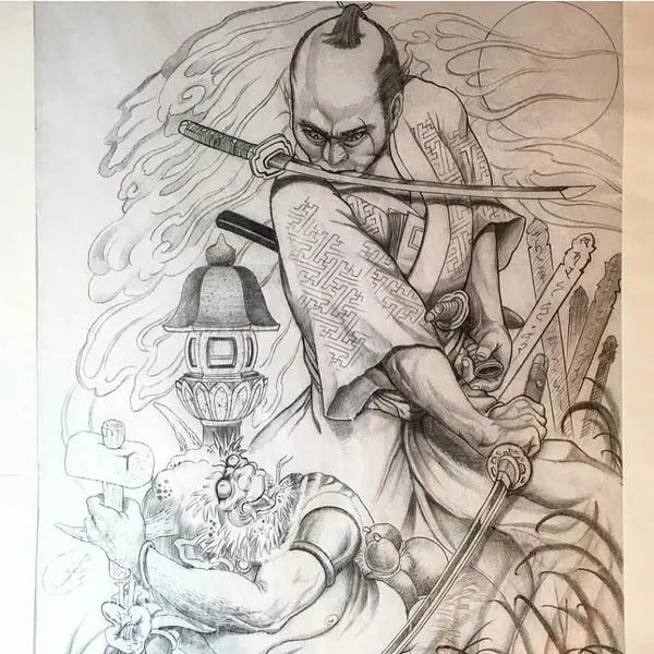 900+ ý tưởng hay nhất về Samurai tattoo trong 2026