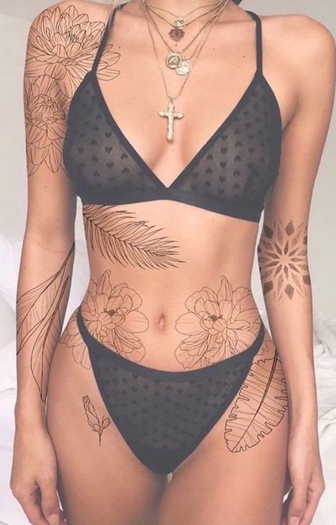 flowers tattoo