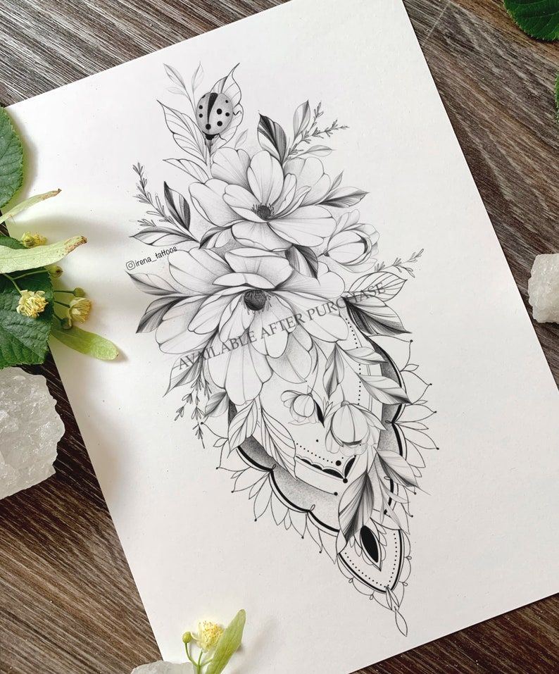 flowers tattoo