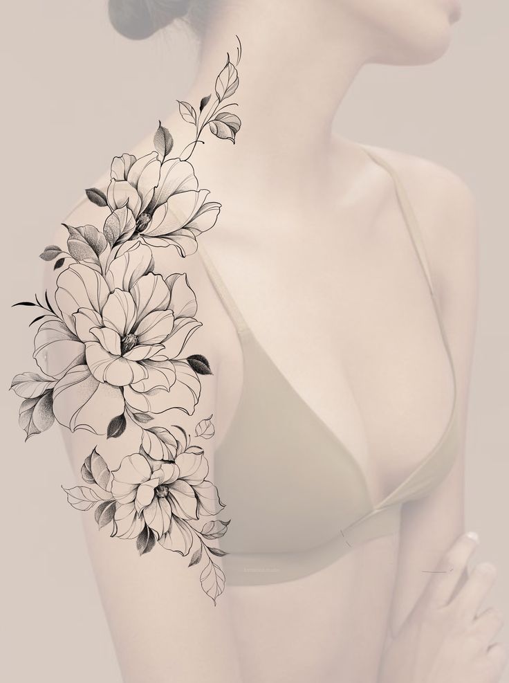 flowers tattoo