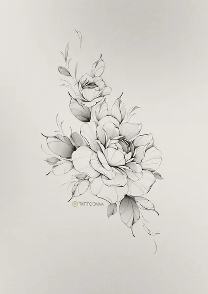 flowers tattoo