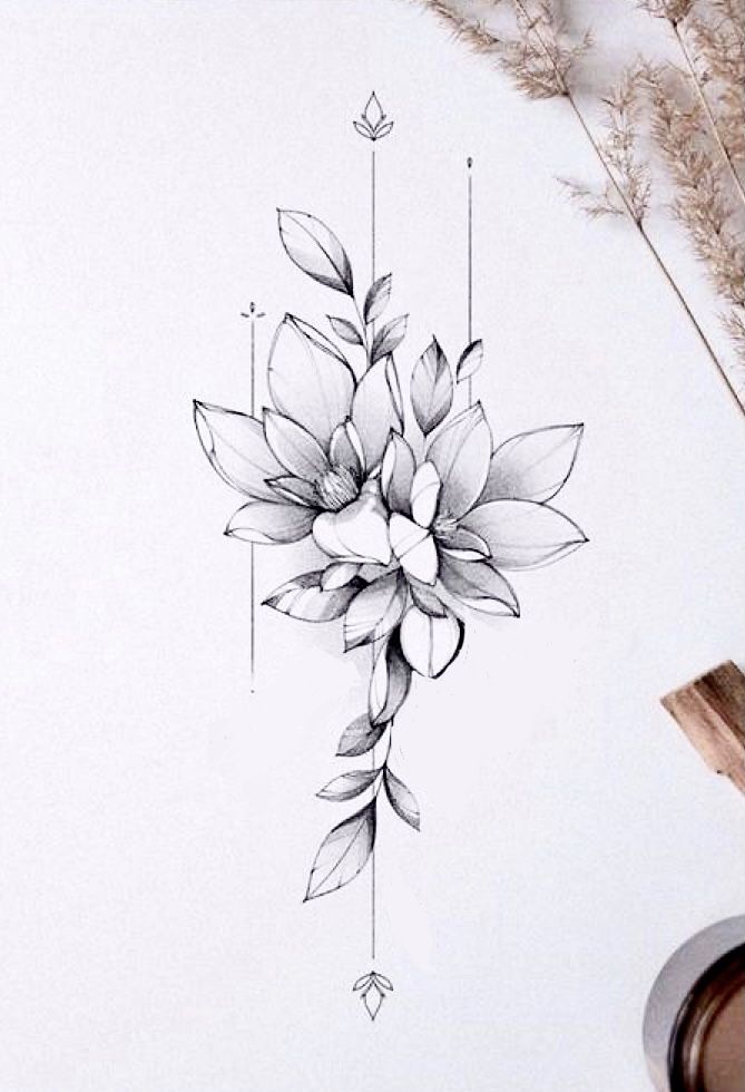 flowers tattoo