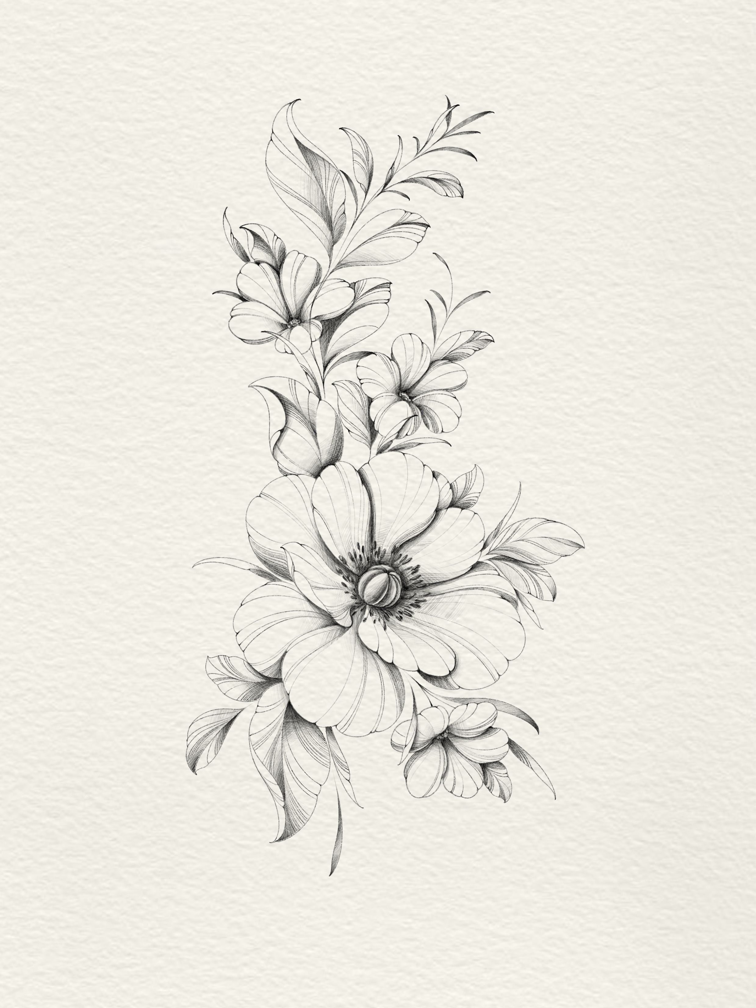 flowers tattoo