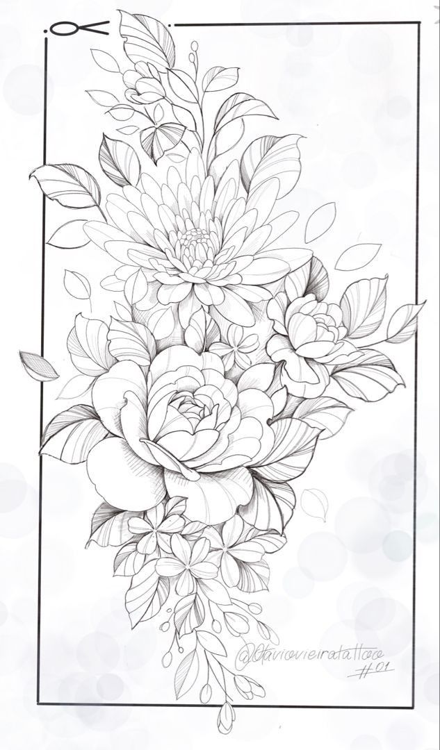 flowers tattoo