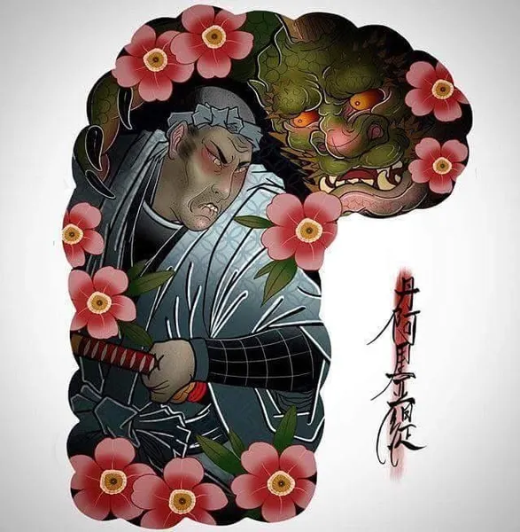 Samurai tattoo idea