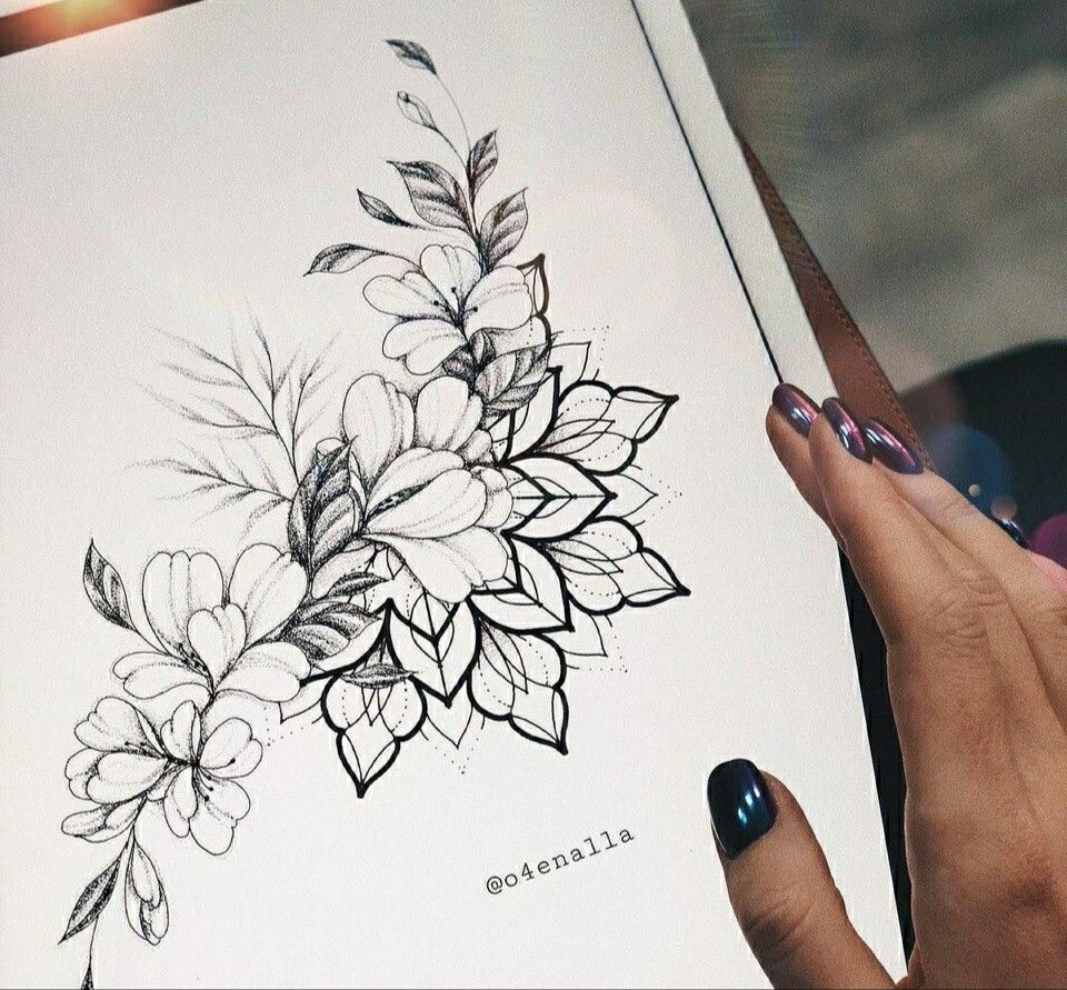 flowers tattoo