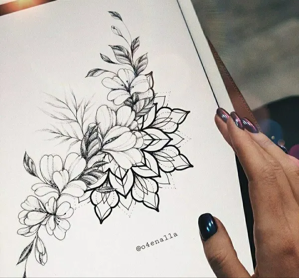 flowers tattoo