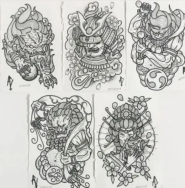 900+ ý tưởng hay nhất về Samurai tattoo trong 2026
