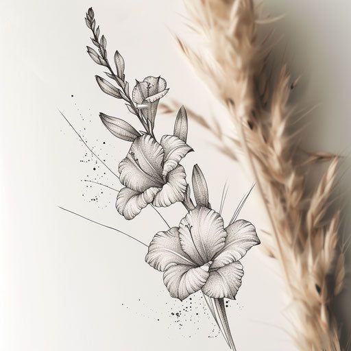 flowers tattoo