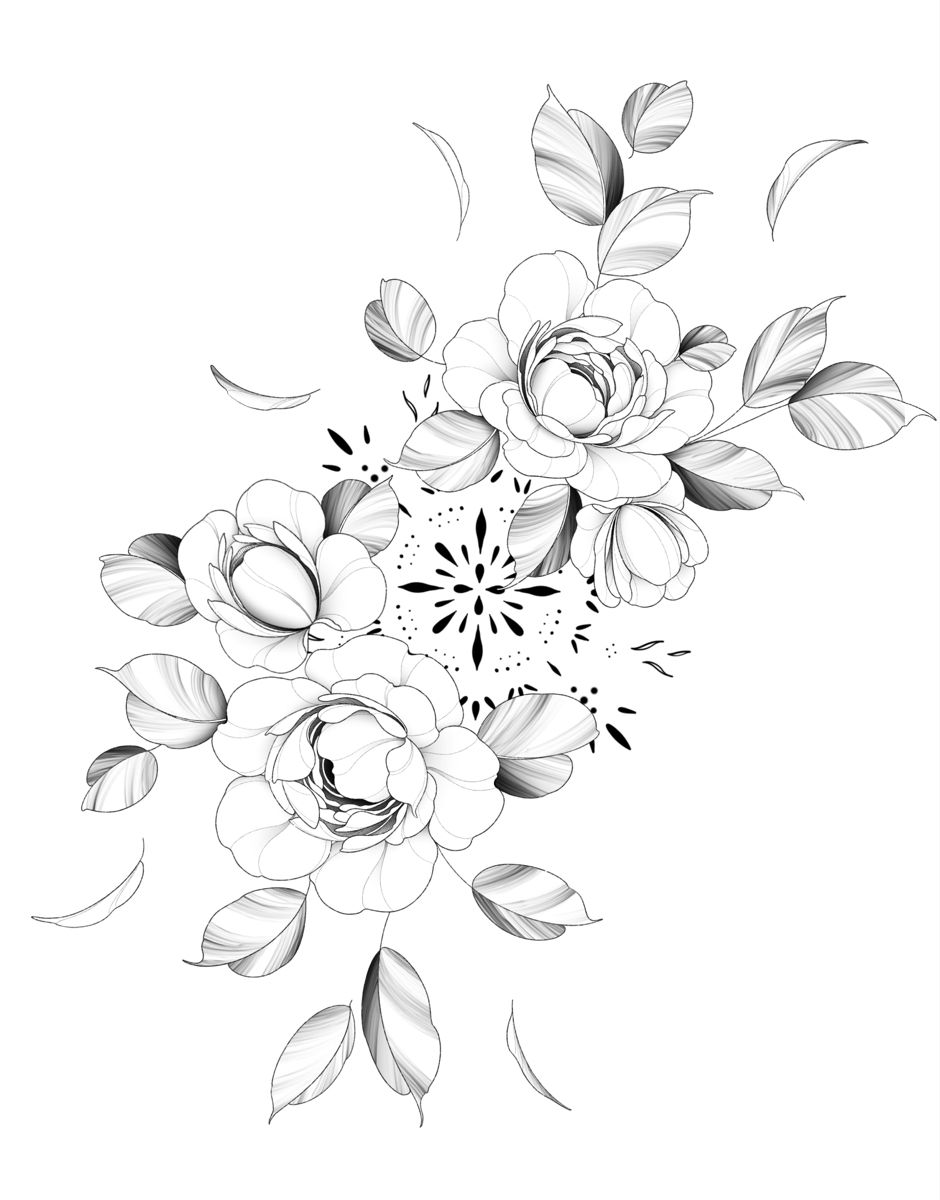 flowers tattoo