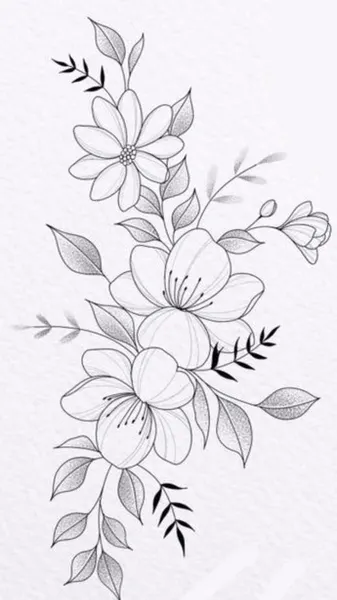 flowers tattoo