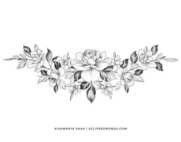 flowers tattoo