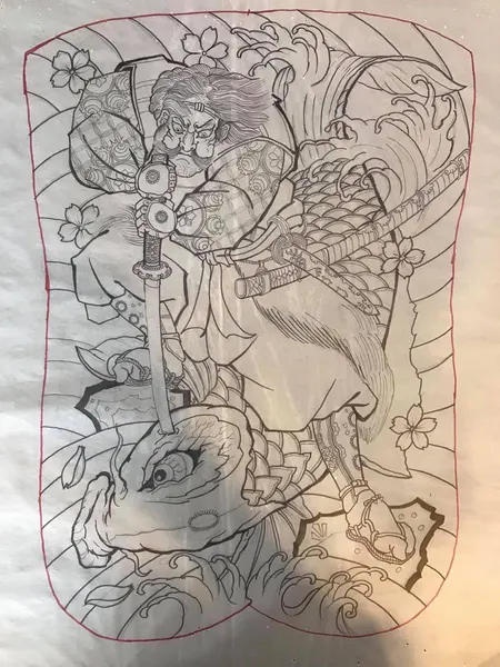 Samurai tattoo idea