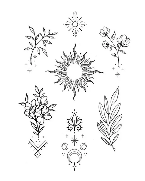 flowers tattoo