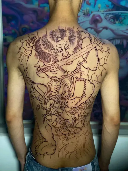 Samurai tattoo idea