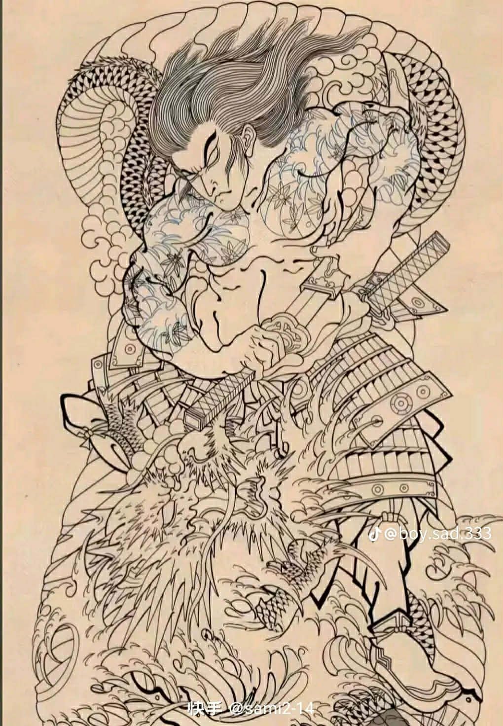 900+ ý tưởng hay nhất về Samurai tattoo trong 2026