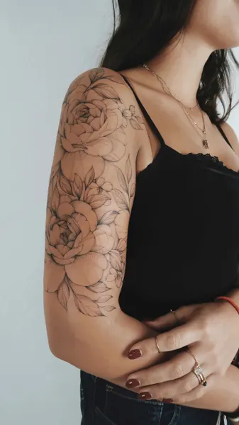 flowers tattoo