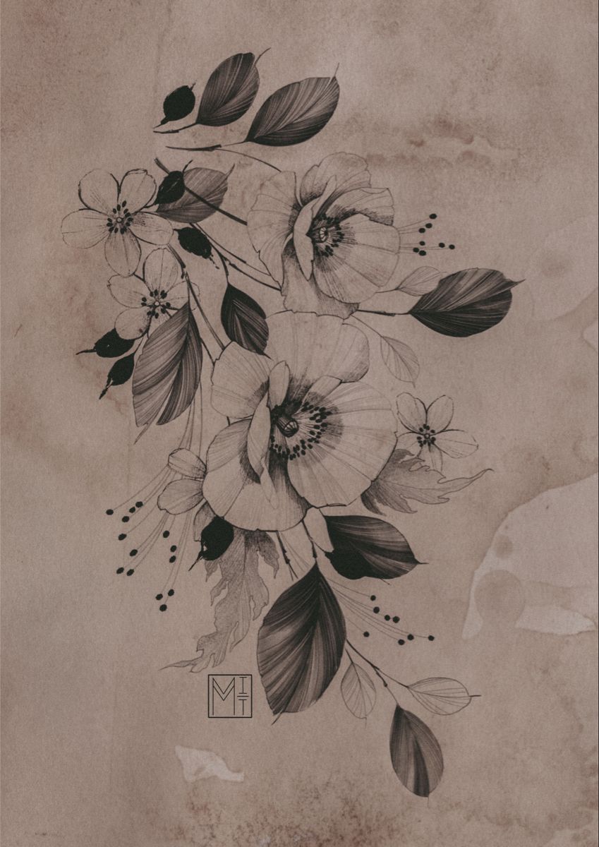 flowers tattoo