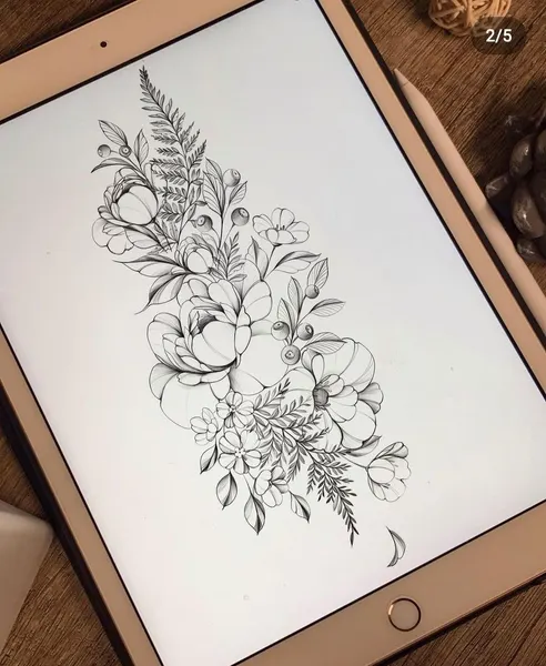 flowers tattoo