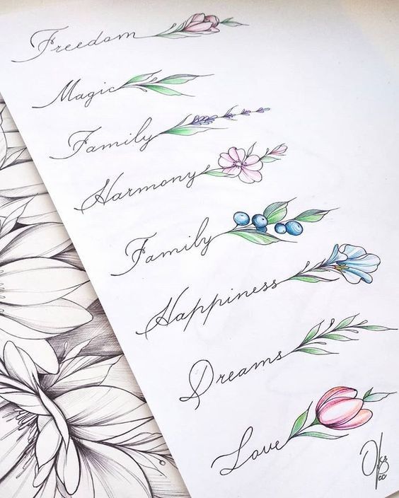 flowers tattoo