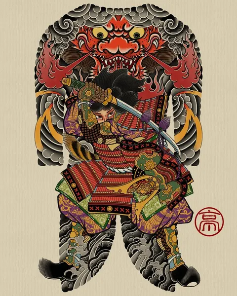 900+ ý tưởng hay nhất về Samurai tattoo trong 2026