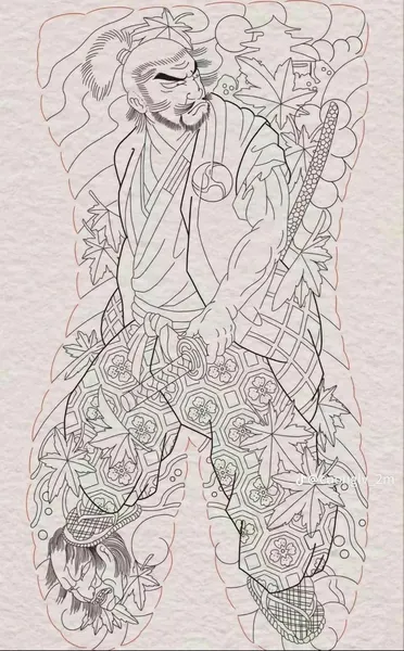 Samurai tattoo idea