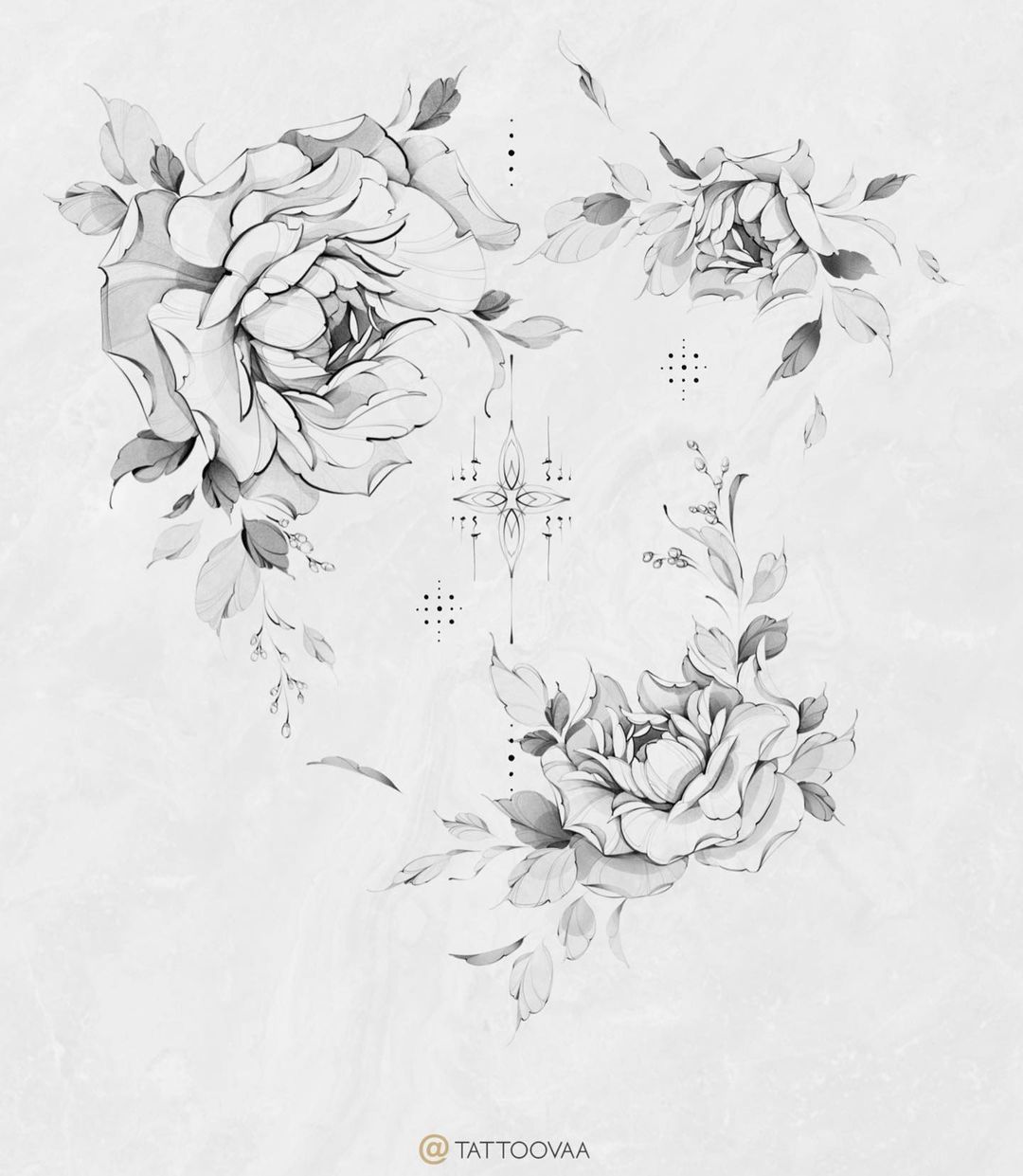 flowers tattoo