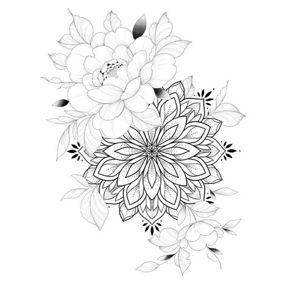flowers tattoo