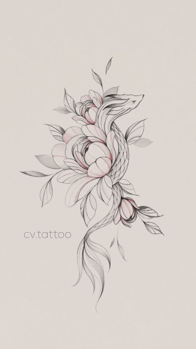 flowers tattoo