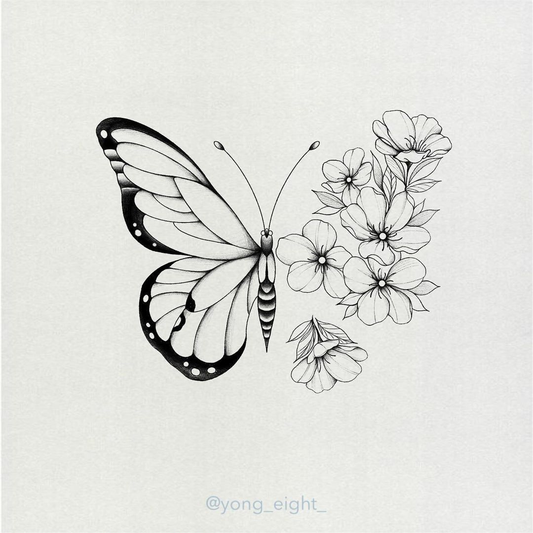 flowers tattoo