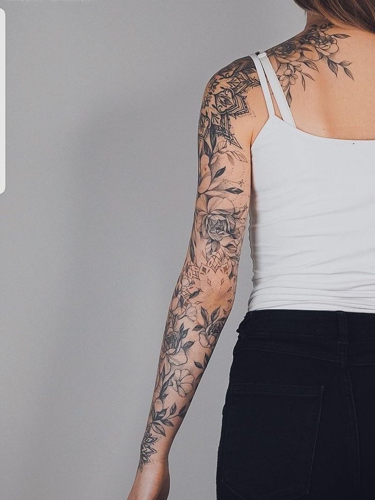 flowers tattoo