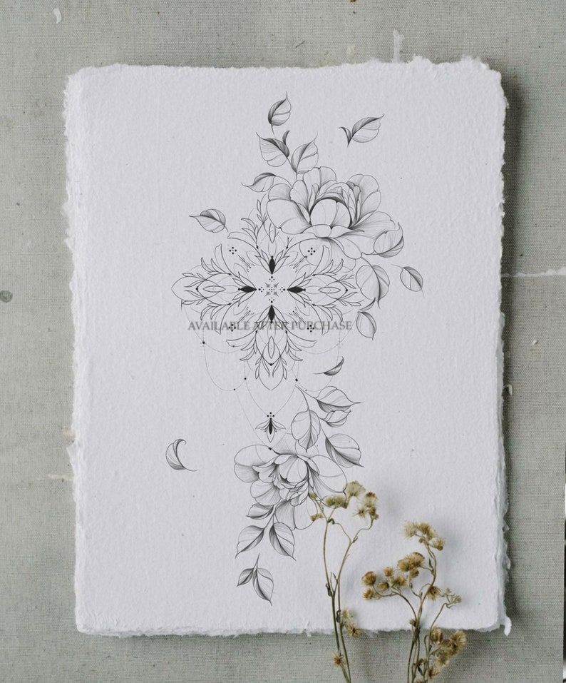 flowers tattoo