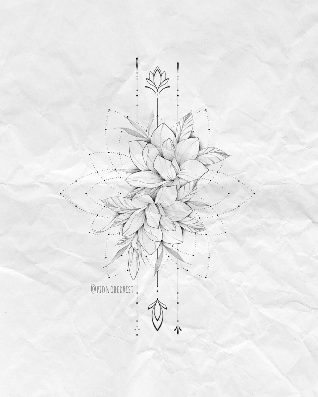 flowers tattoo