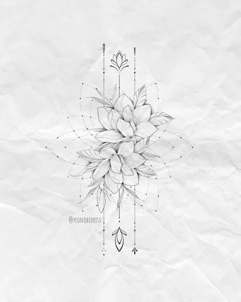 flowers tattoo