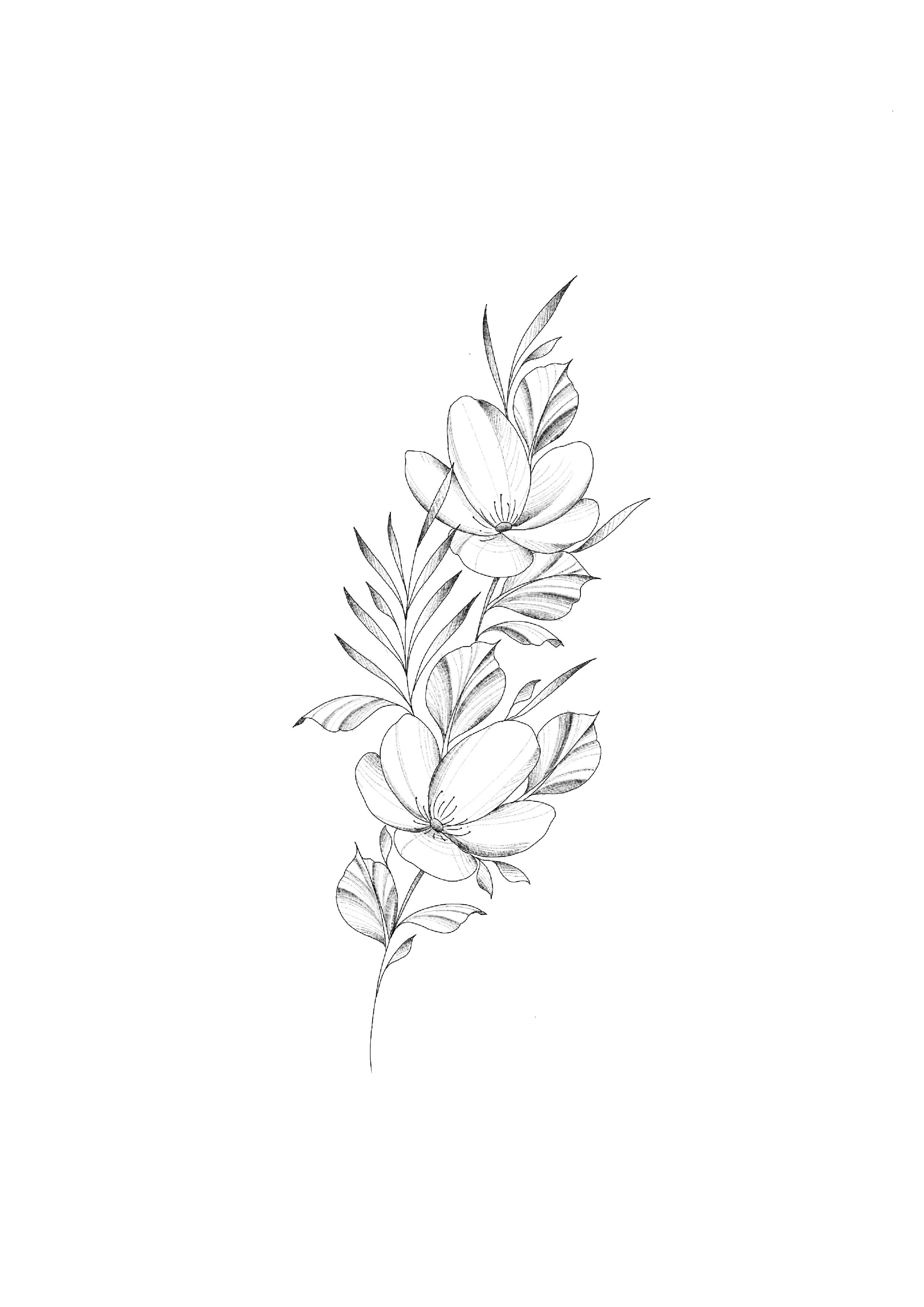 flowers tattoo