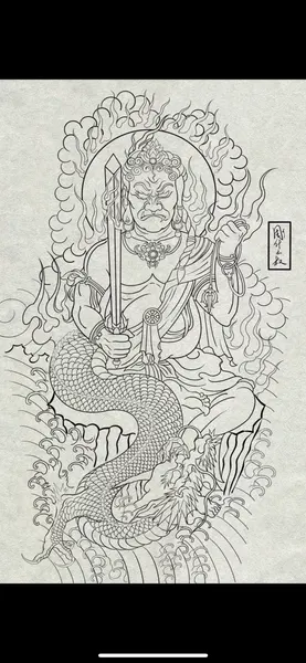 Samurai tattoo idea