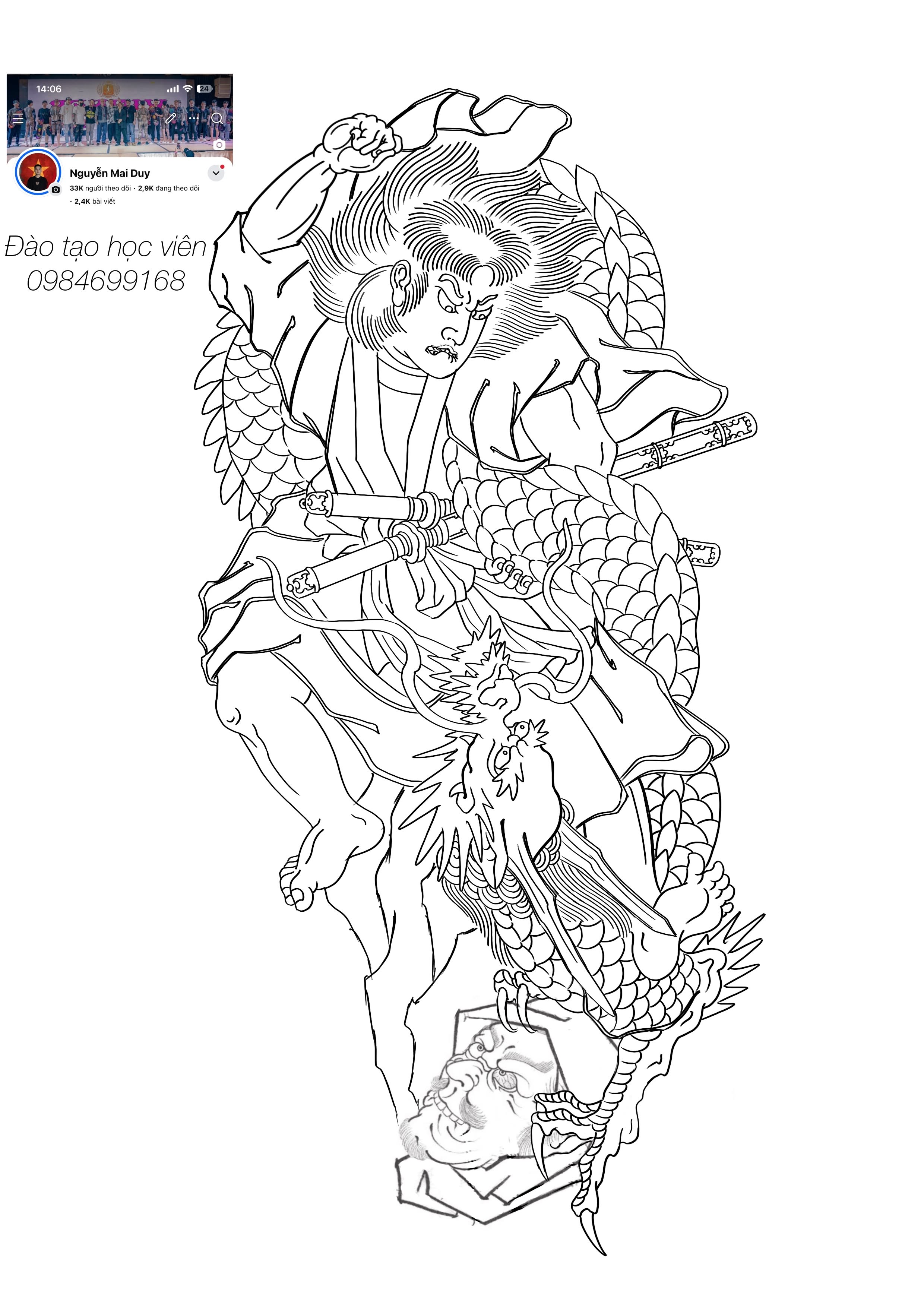 900+ ý tưởng hay nhất về Samurai tattoo trong 2026