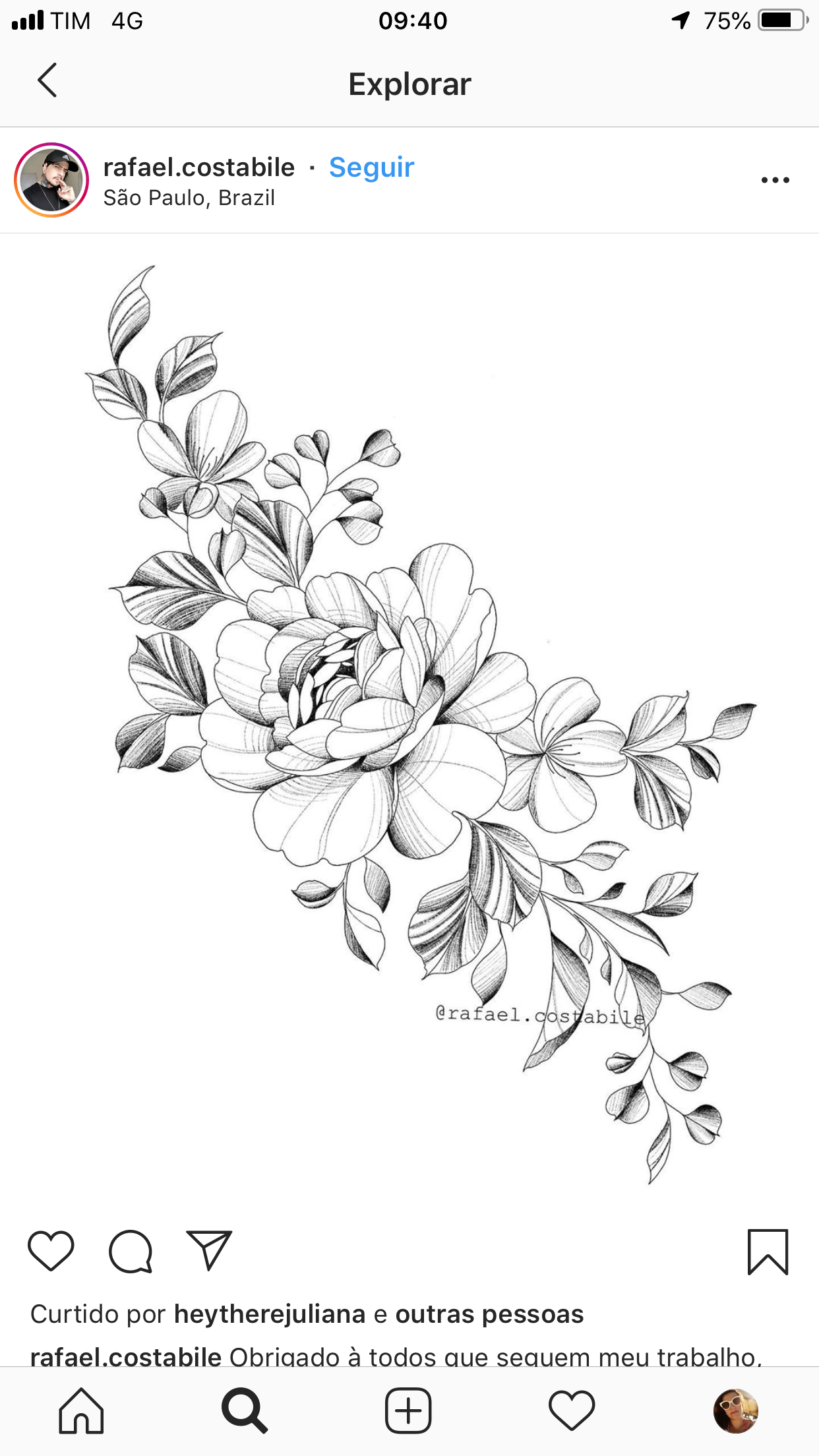 flowers tattoo