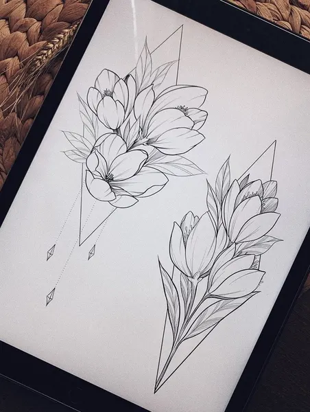 flowers tattoo