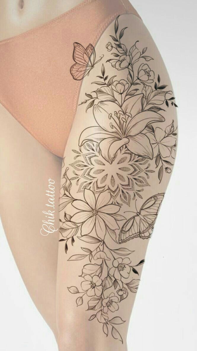 flowers tattoo