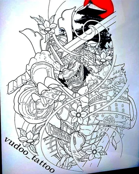 900+ ý tưởng hay nhất về Samurai tattoo trong 2026