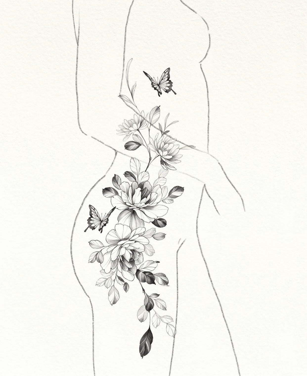 flowers tattoo