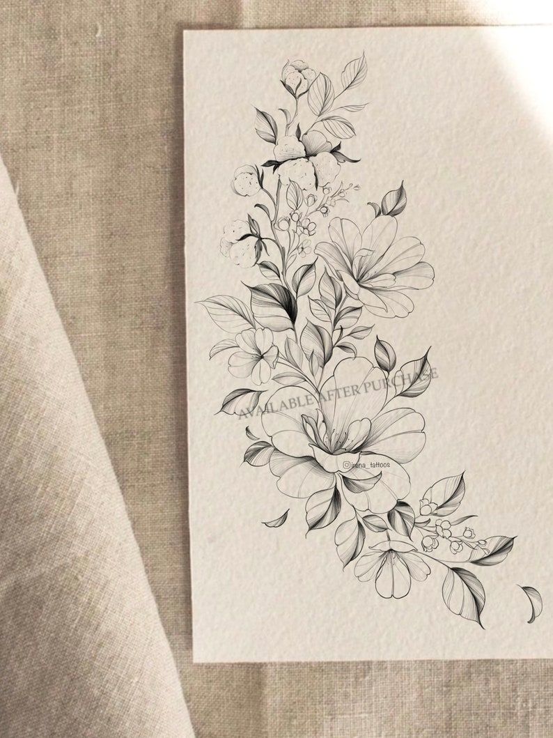 flowers tattoo
