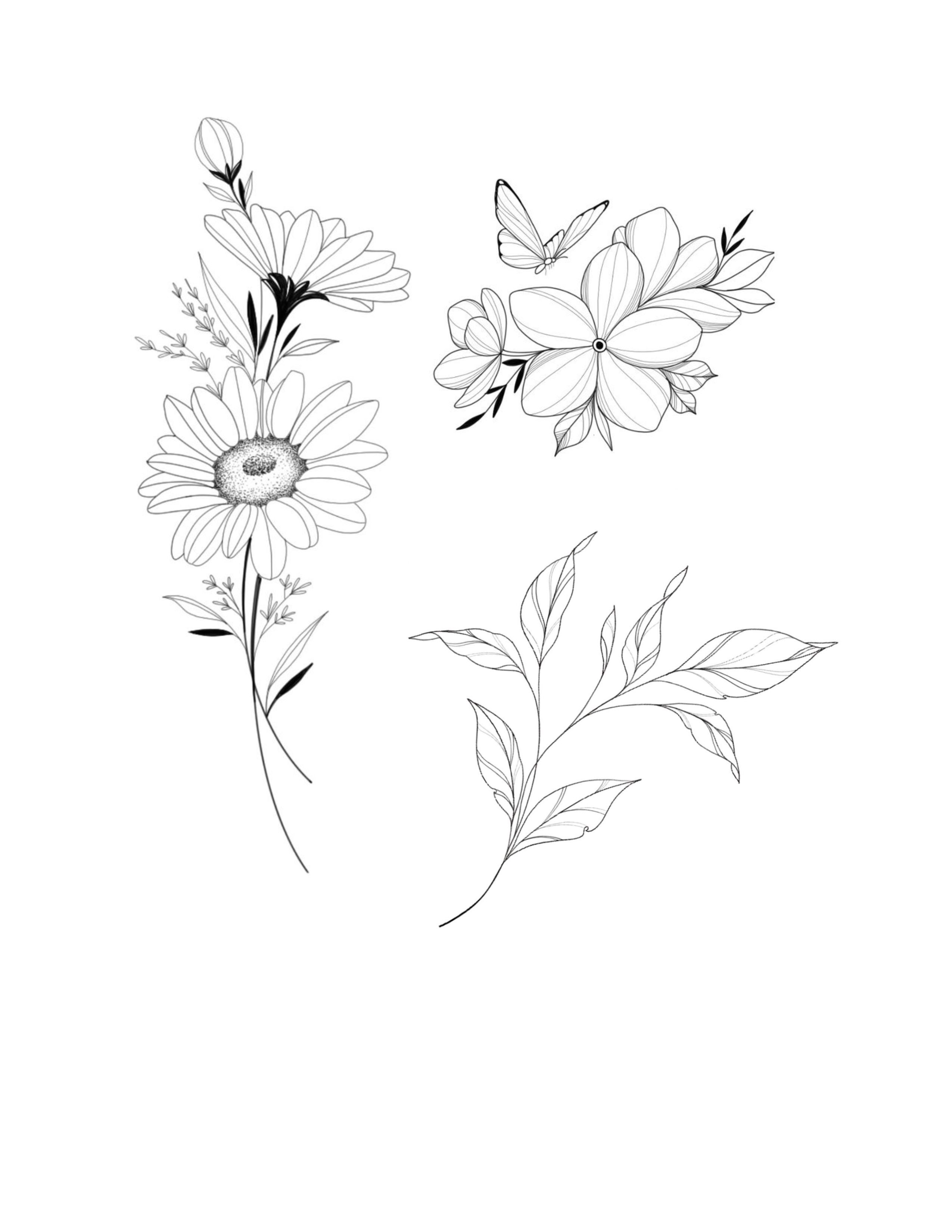 flowers tattoo