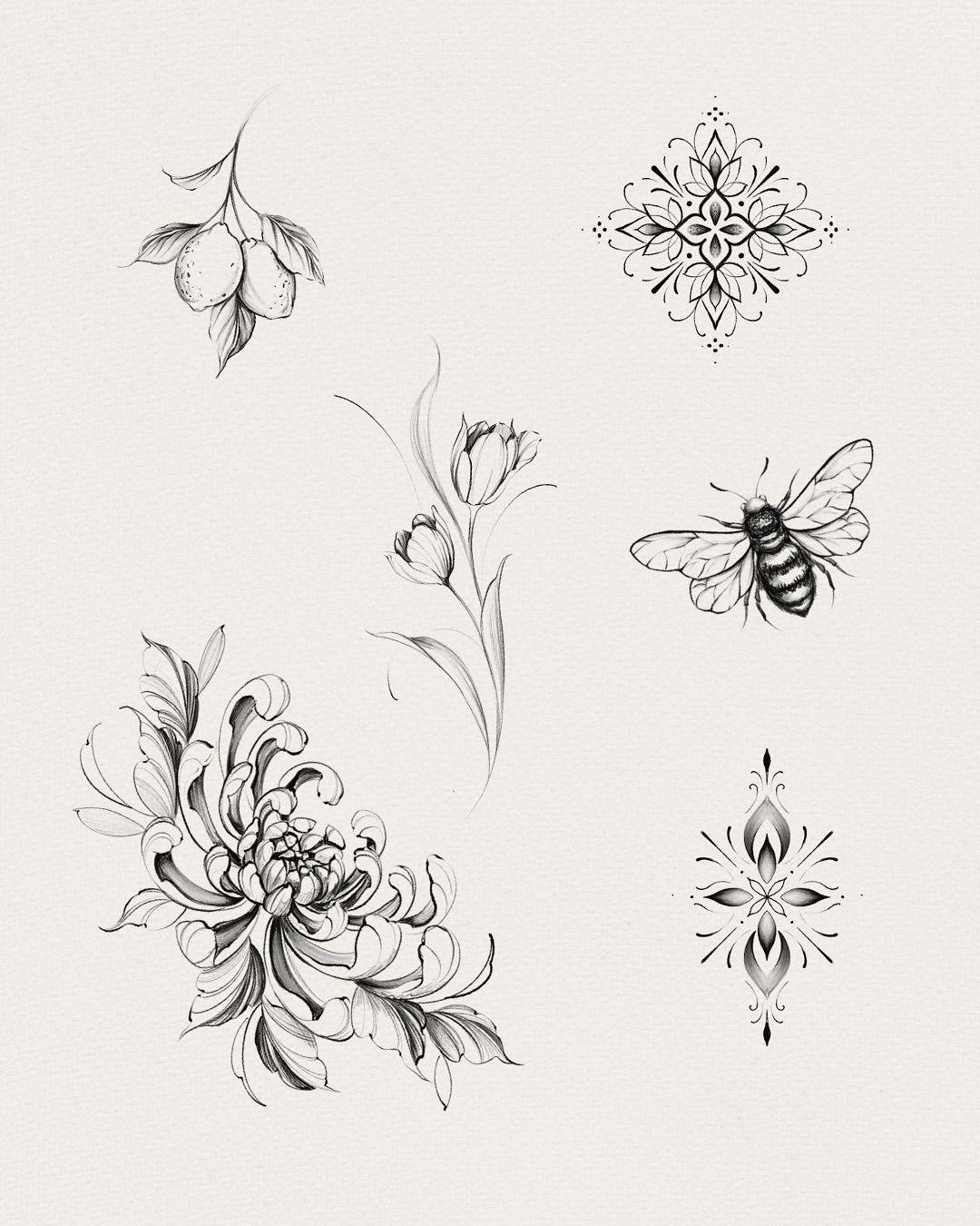 flowers tattoo