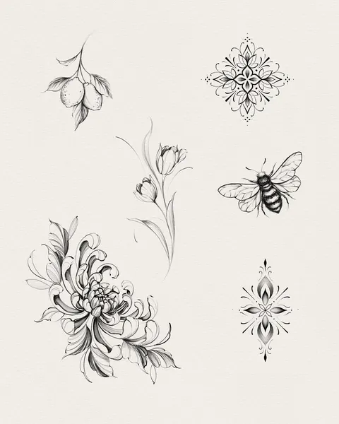 flowers tattoo