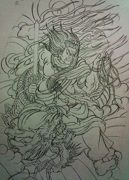 Samurai tattoo idea