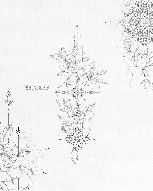 flowers tattoo
