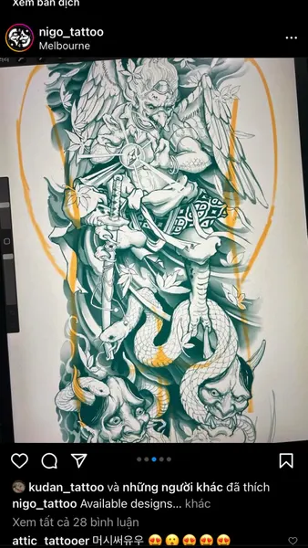 900+ ý tưởng hay nhất về Samurai tattoo trong 2026