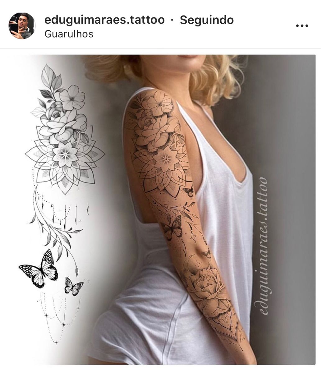 flowers tattoo